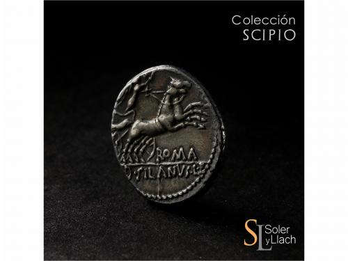 REPÚBLICA ROMANA. Denario. 91 a.C. JUNIA. D. Junius Silanus 