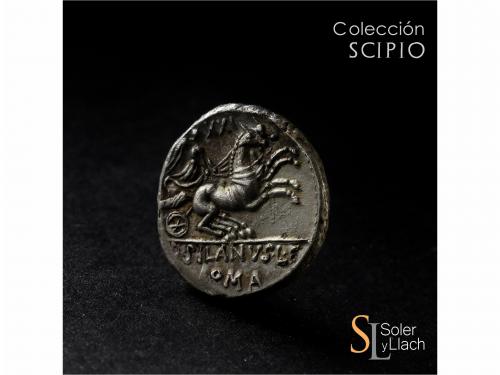 REPÚBLICA ROMANA. Denario. 91 a.C. JUNIA. D. Junius Silanus 