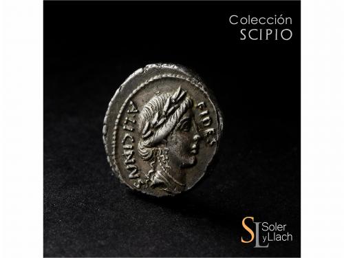 REPÚBLICA ROMANA. Denario. 47 a.C. LICINIA. A. Licinius Nerv