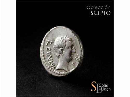 REPÚBLICA ROMANA. Denario. 42 a.C. LIVINEIA. L. Livineius Re