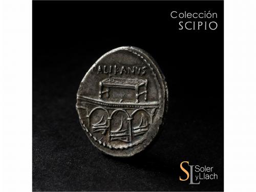 REPÚBLICA ROMANA. Denario. 45 a.C. LOLLIA. Lollius Palikanus