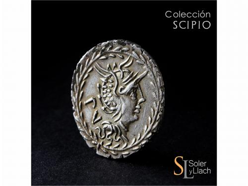 REPÚBLICA ROMANA. Denario. 101 a.C. LUCILIA. M. Lucilius Ruf