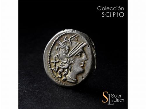 REPÚBLICA ROMANA. Denario. 153 a.C. MAIANIA. C. Maianius. An