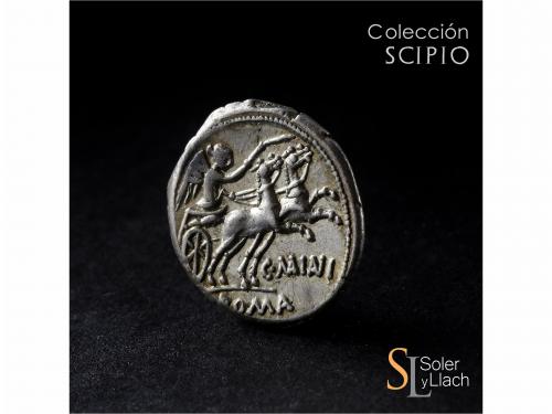 REPÚBLICA ROMANA. Denario. 153 a.C. MAIANIA. C. Maianius. An