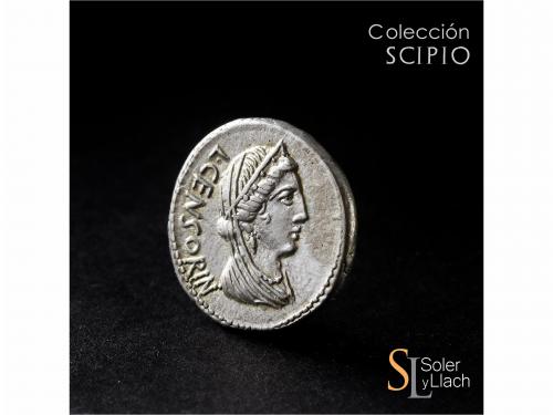 REPÚBLICA ROMANA. Denario. 88 a.C. MARCIA. L. Marcius Censor