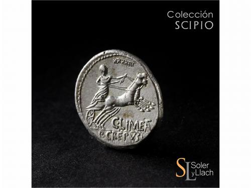 REPÚBLICA ROMANA. Denario. 88 a.C. MARCIA. L. Marcius Censor