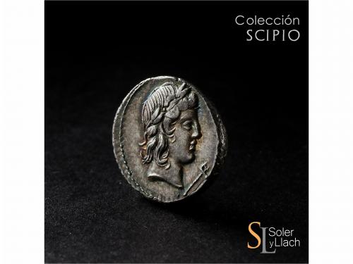 REPÚBLICA ROMANA. Denario. 88 a.C. MARCIA. L. Marcius Censor