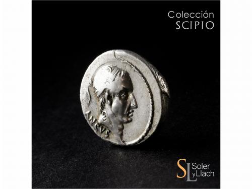 REPÚBLICA ROMANA. Denario. 56 a.C. MARCIA. C. Marcius Philip