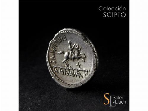 REPÚBLICA ROMANA. Denario. 56 a.C. MARCIA. C. Marcius Philip