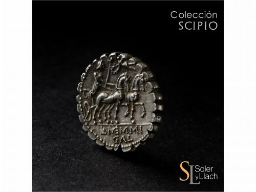 REPÚBLICA ROMANA. Denario. 106 a.C. MEMMIA. L. Memmius L.f. 