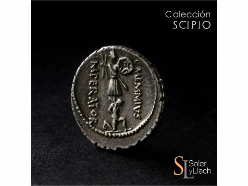 REPÚBLICA ROMANA. Denario. 56 a.C. MEMMIA. C. Memmius C.f. A