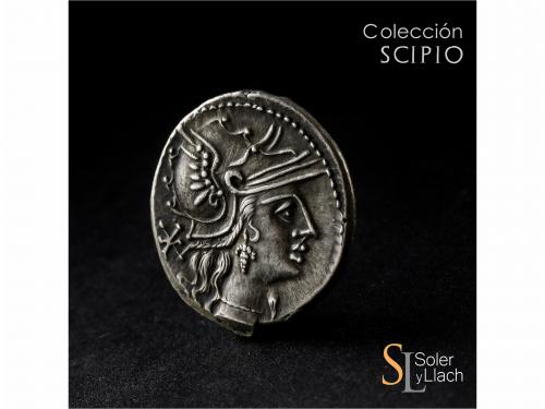 REPÚBLICA ROMANA. Denario. 133 a.C. MINUCIA. L. Minucius The