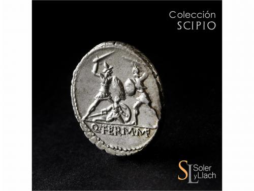 REPÚBLICA ROMANA. Denario. 103 a.C. MINUCIA. Q. Minucius The