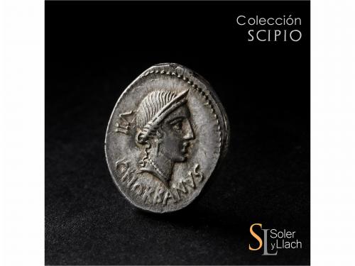 REPÚBLICA ROMANA. Denario. 83 a.C. NORBANA. C. Norbanus. Anv