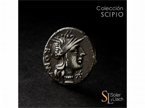 REPÚBLICA ROMANA. Denario. 133 a.C. NUMITORIA. C. Numitorius