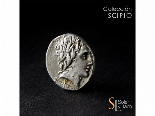 REPÚBLICA ROMANA. Denario. 86 a.C. OGULNIA. Ogulnius, Gargil