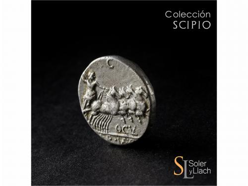 REPÚBLICA ROMANA. Denario. 86 a.C. OGULNIA. Ogulnius, Gargil