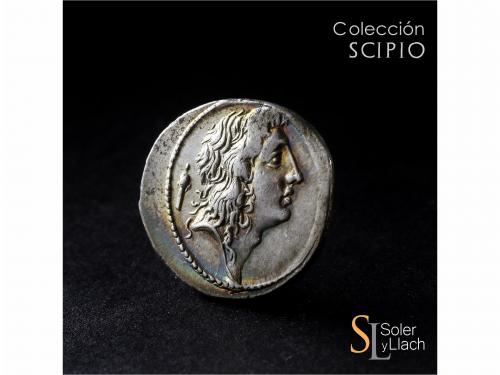 REPÚBLICA ROMANA. Denario. 69 a.C. PLAETORIA. M. Plaetorius 