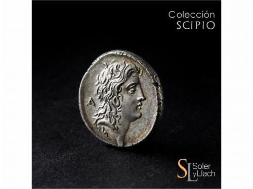 REPÚBLICA ROMANA. Denario. 69 a.C. PLAETORIA. M. Plaetorius 