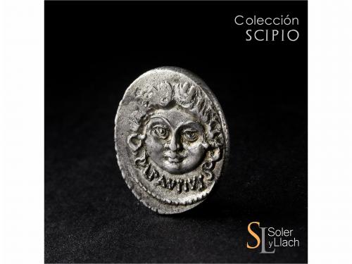 REPÚBLICA ROMANA. Denario. 47 a.C. PLAUTIA. L. Plautius Plan