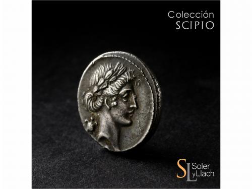 REPÚBLICA ROMANA. Denario. 66 a.C. POMPONIA. Q. Pomponius Mu