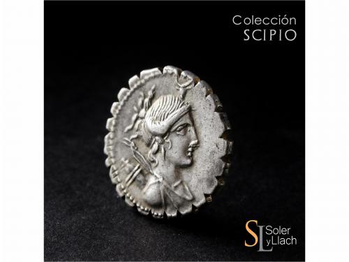 REPÚBLICA ROMANA. Denario. 81 a.C. POSTUMIA. A. Postumius A.