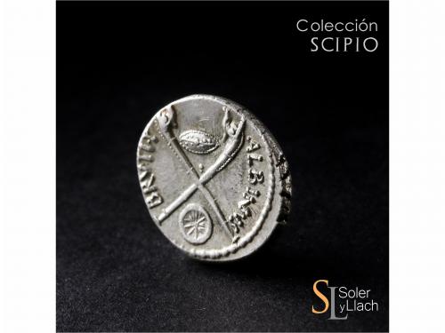 REPÚBLICA ROMANA. Denario. 48 a.C. POSTUMIA. D. Postumius Al