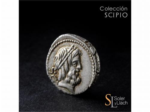 REPÚBLICA ROMANA. Denario. 80 a.C. PROCILIA. L. Procilius f.