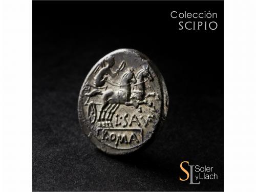 REPÚBLICA ROMANA. Denario. 152 a.C. SAUFEIA. L. Saufeius. An