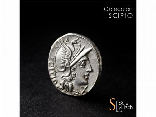 REPÚBLICA ROMANA. Denario. 148 a.C. SEMPRONIA. L. Sempronius