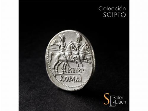 REPÚBLICA ROMANA. Denario. 148 a.C. SEMPRONIA. L. Sempronius