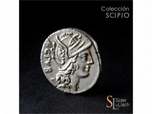 REPÚBLICA ROMANA. Denario. 101 a.C. SENTIA. Lucius Sentius C