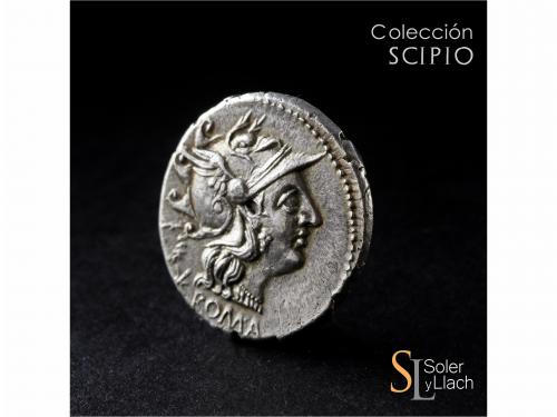 REPÚBLICA ROMANA. Denario. 136 a.C. SERVILIA. C. Serveilius 