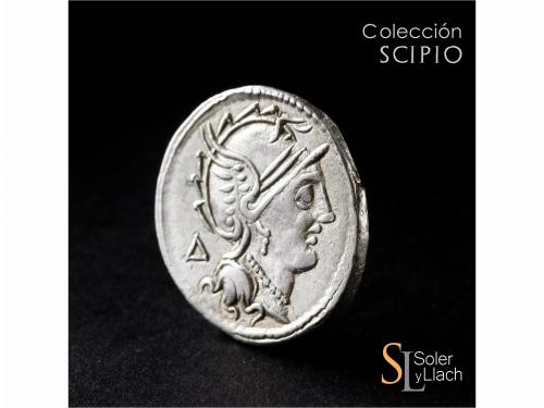 REPÚBLICA ROMANA. Denario. 100 a.C. SERVILIA. M. Serveilius 