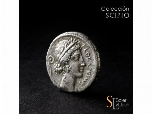 REPÚBLICA ROMANA. Denario. 57 a.C. SERVILIA. C. Serveilius C