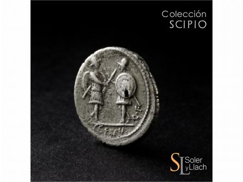 REPÚBLICA ROMANA. Denario. 57 a.C. SERVILIA. C. Serveilius C