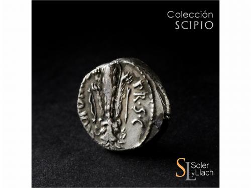 REPÚBLICA ROMANA. Denario. 49 a.C. SICINIA. Q. Sicinius y C.