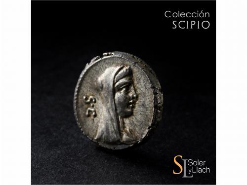 REPÚBLICA ROMANA. Denario. 69 a.C. SULPICIA. P. Sulpicius Ga