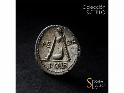 REPÚBLICA ROMANA. Denario. 69 a.C. SULPICIA. P. Sulpicius Ga