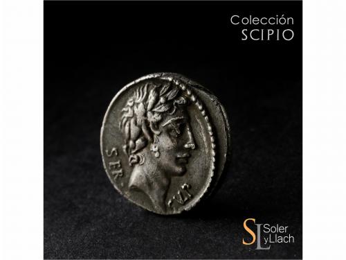 REPÚBLICA ROMANA. Denario. 51 a.C. SULPICIA. Servius Sulpici