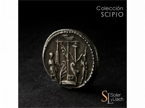 REPÚBLICA ROMANA. Denario. 51 a.C. SULPICIA. Servius Sulpici