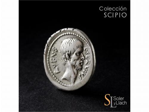 REPÚBLICA ROMANA. Denario. 41 a.C. SULPICIA. L. Servius Sulp