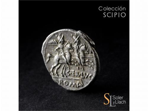 REPÚBLICA ROMANA. Denario. 147 a.C. TERENTIA. C. Terentius L