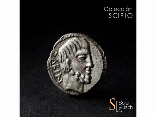 REPÚBLICA ROMANA. Denario. 89 a.C. TITURIA. L. Titurius L.f.