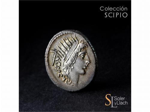 REPÚBLICA ROMANA. Denario. 45 a.C. VALERIA. L. Valerius Acis