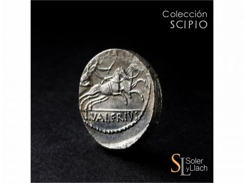 REPÚBLICA ROMANA. Denario. 45 a.C. VALERIA. L. Valerius Acis