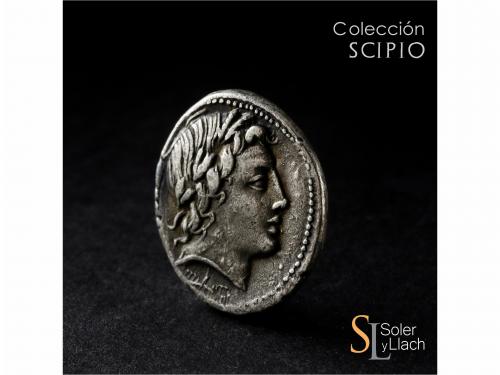 REPÚBLICA ROMANA. Denario. 86 a.C. VERGILIA. Vergilius, Garg