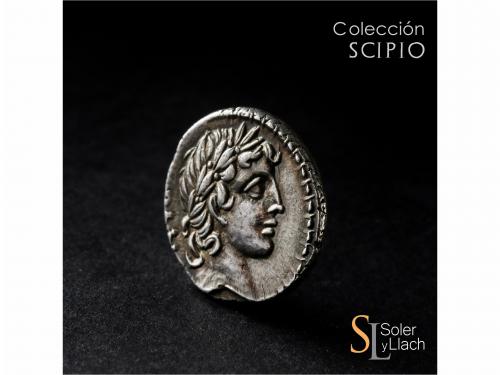 REPÚBLICA ROMANA. Denario. 90 a.C. VIBIA. C. Vibius C.f. Pan