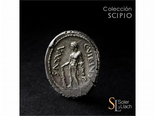 REPÚBLICA ROMANA. Denario. 42 a.C. VIBIA. C. Vibius Varus. A