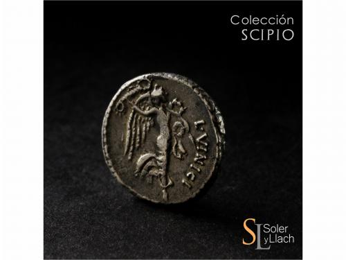 REPÚBLICA ROMANA. Denario. 52 a.C. VINICIA. L. Vinicius. Anv